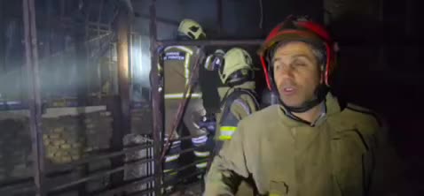   آتش‌سوزی در انبار پارچه بازار مولوی