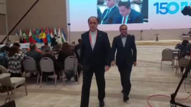   خروج هیئت پارلمانی ایران از سالن اجلاس مجمع عمومی اتحادیۀ بین‌المجالس