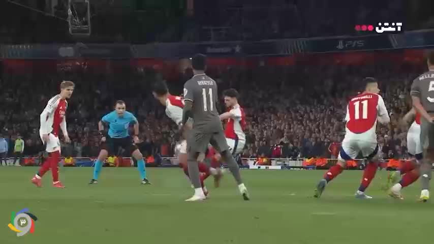   سوپرگل دوم دکلن رایس مقابل رئال مادرید باز هم از روی ضربه ایستگاهی