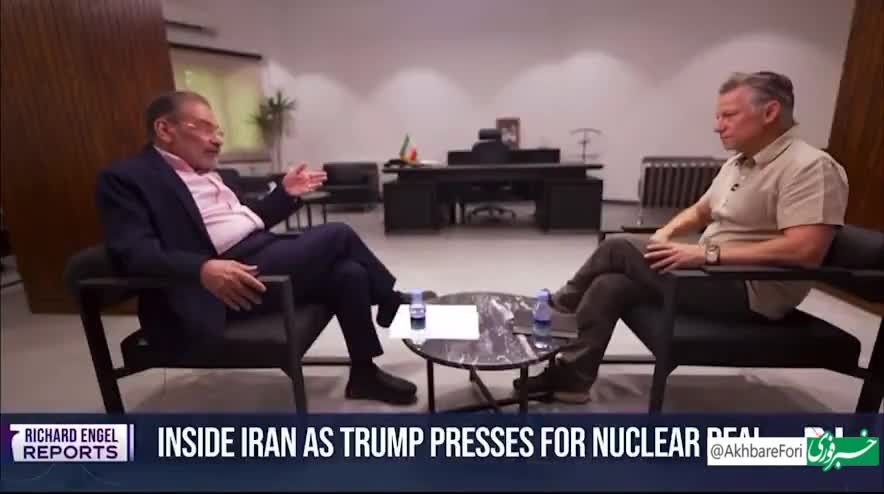   شمخانی : ایران آماده است تعهد بدهد که بمب می‌سازد و کل اورانیوم غنی‌شده با درصد بالا را از بین ببرد و غنی‌سازی با درصد پایین انجام بشود!