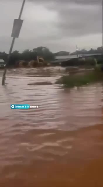   سیل شدید در شهر آکرا پایتخت غنا