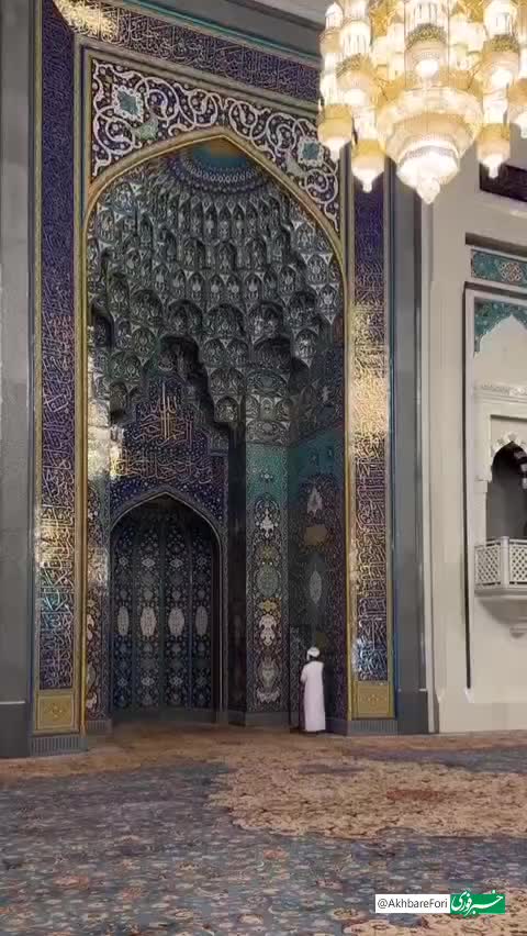   هنر فاخر ایرانی در مسجد سلطان قابوس عمان