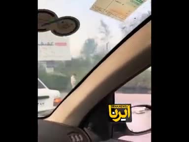   آتش‌سوزی در باغات چمران شیراز جنب بیمارستان اردیبهشت