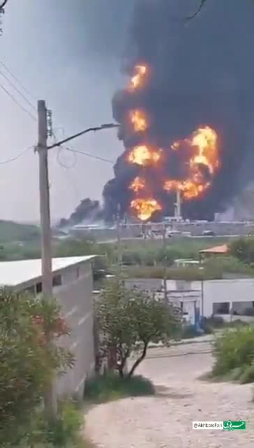   اولین تصاویر از انفجاری مهیب در شرکت حمل‌ونقل هیدروکربن مارویک