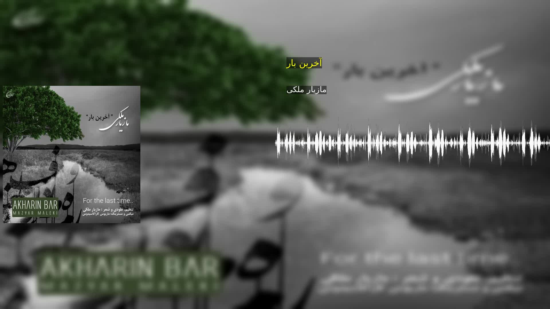آخرین بار مازیار ملکی