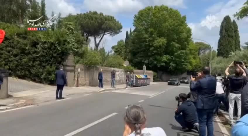   لحظه ورود هیئت آمریکایی به محل مذاکرات