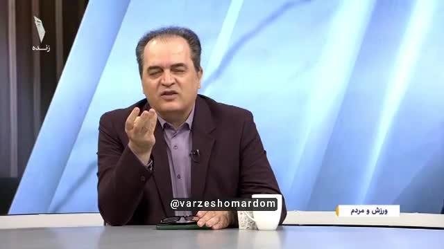   تقلید پیمان یوسفی از احمدی‌نژاد روی آنتن زنده تلویزیون!
