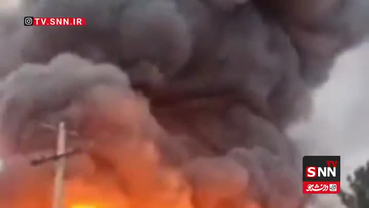   حریق یک واحد صنعتی در شهرک مورچه خورت اصفهان