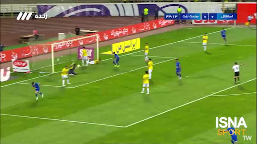    گل اول استقلال به صنعت نفت توسط کوشکی