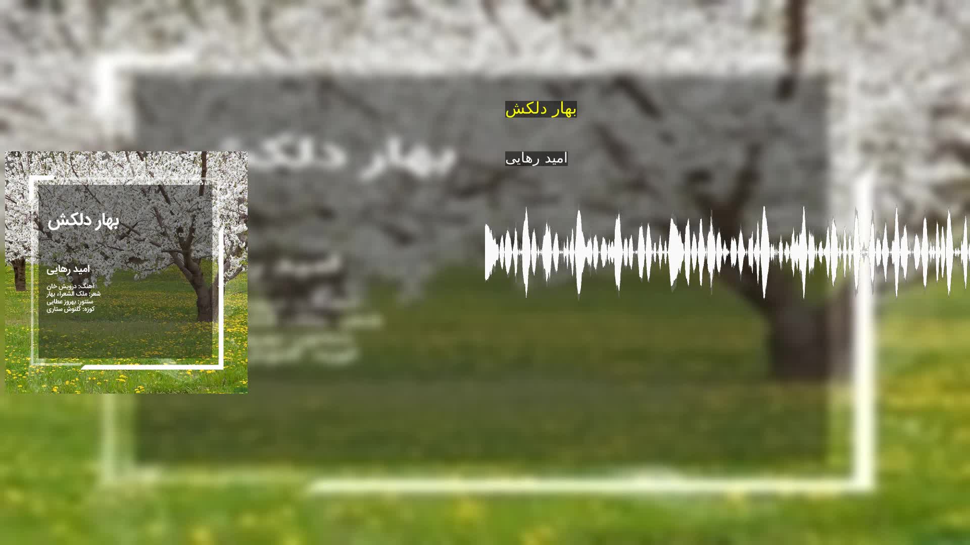 بهار دلکش امید رهایی