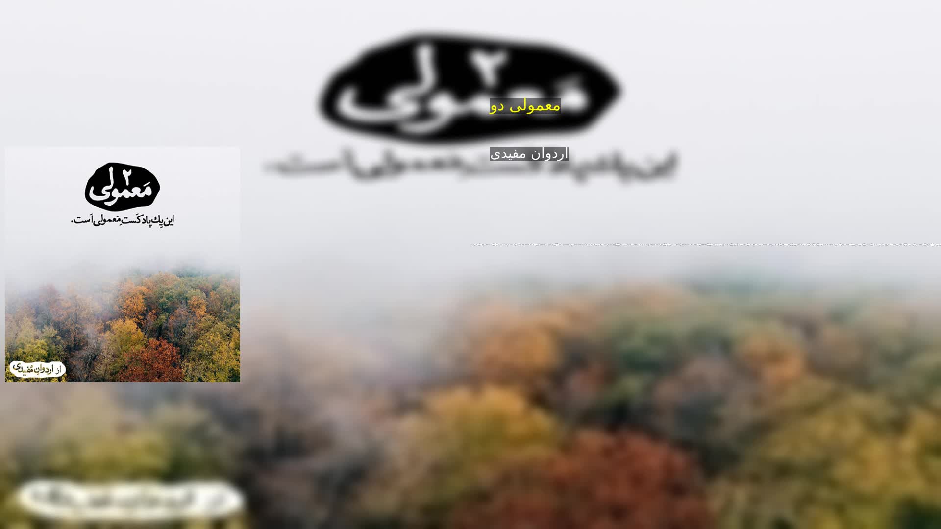 معمولی دو اردوان مفیدی