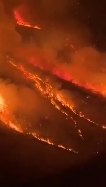   آتش‌سوزی گسترده در جنوب غرب عربستان
