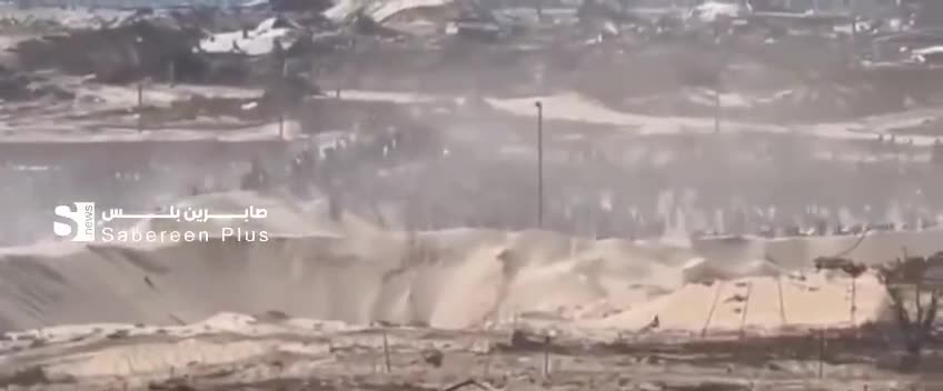   فرار نیروهای آمریکایی از مرکز توزیع کمک‌ها در رفح