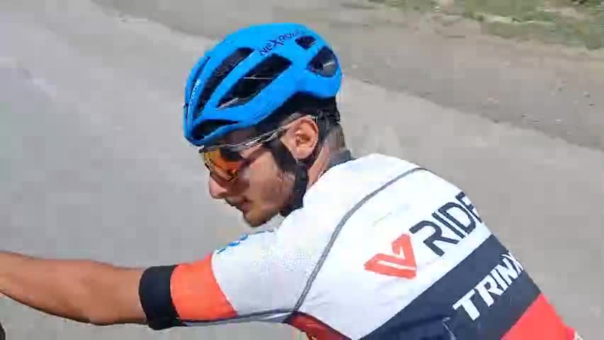   تقلب عجیب دوچرخه‌سوار تیم ویراید در تور ایران - آذربایجان