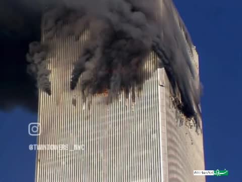   فیلم کمتر دیده شده از حادثه ۱۱ سپتامبر