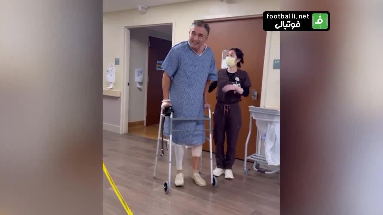   اولین تصاویر احمد عابدزاده بعد از جراحی سخت