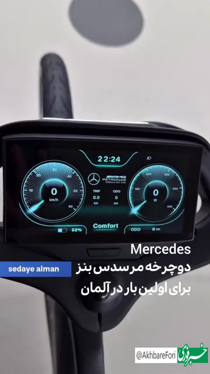   دوچرخه مرسدس بنز برای اولین بار در آلمان رونمایی شد!