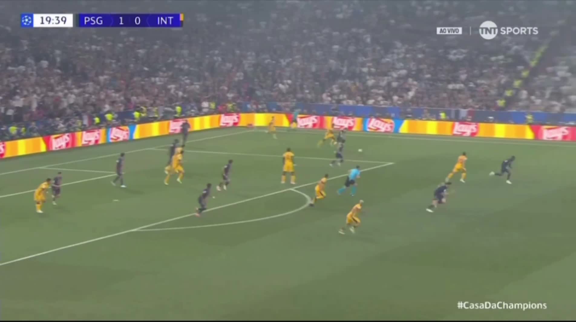   گل دوم پاری سن ژرمن به اینتر توسط دزیره دوئه