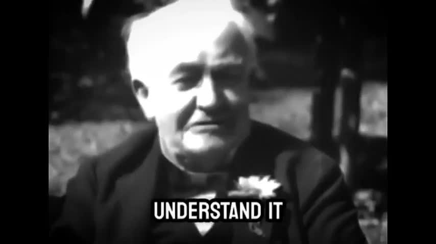   مصاحبه‌ با توماس ادیسون در سال ۱۹۳۱ و نظرش درباره انیشتین