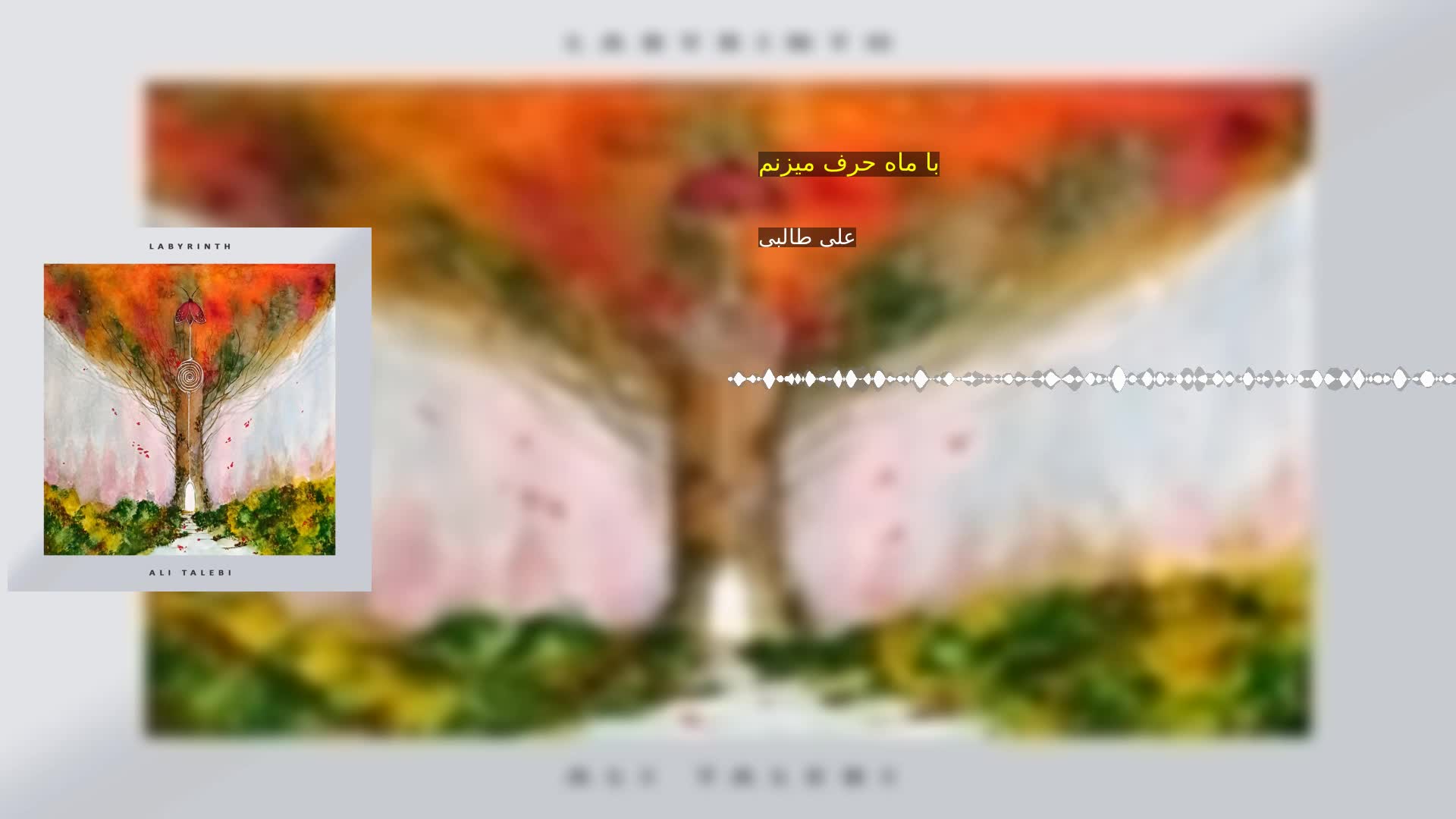 با ماه حرف میزنم علی طالبی