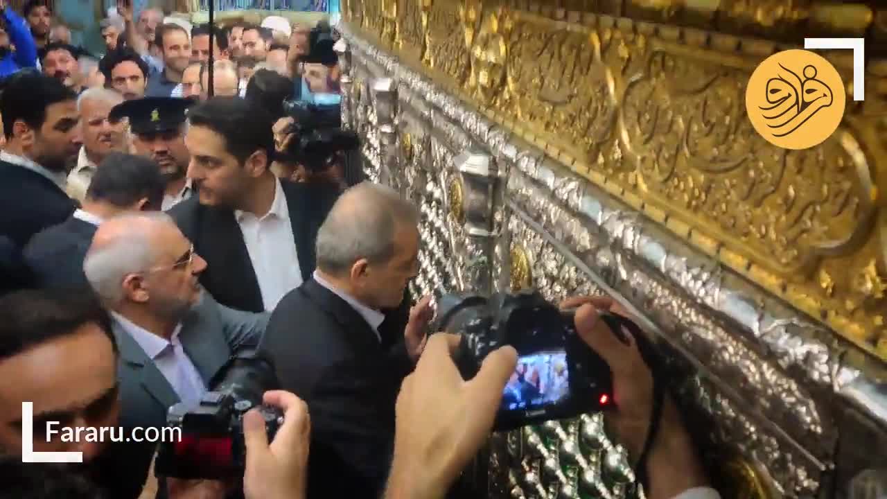 ببینید؛ پزشکیان حرم حضرت معصومه(س) را زیارت کرد