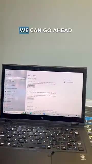 بازگردانی ویندوز به حالت اولیه
