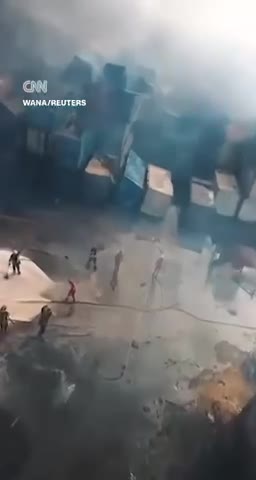   ویدیو CNN از بندر رجایی بعد از انفجار و حریق