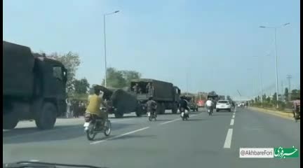   انتقال تجهیزات سنگین پاکستان به مرز هند
