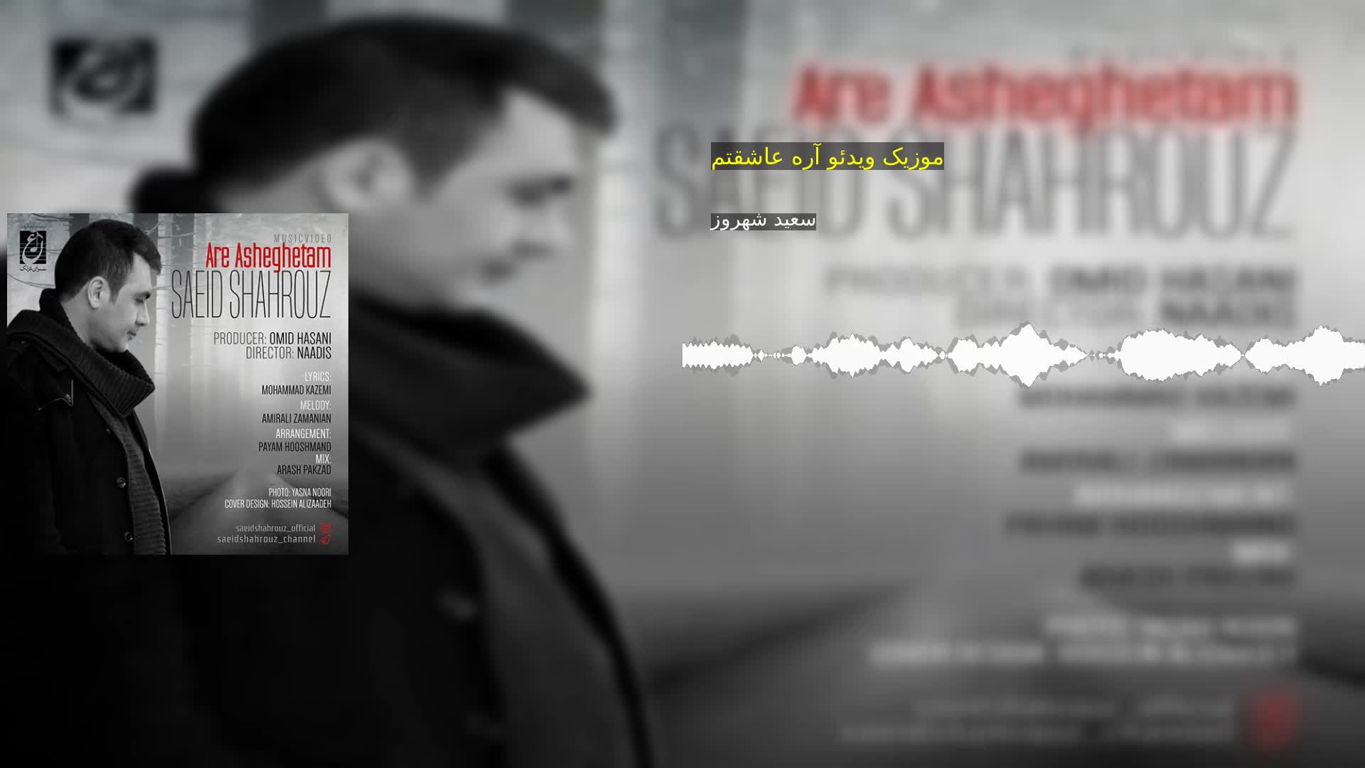 دانلود موزیک ویدئو آره عاشقتم سعید شهروز