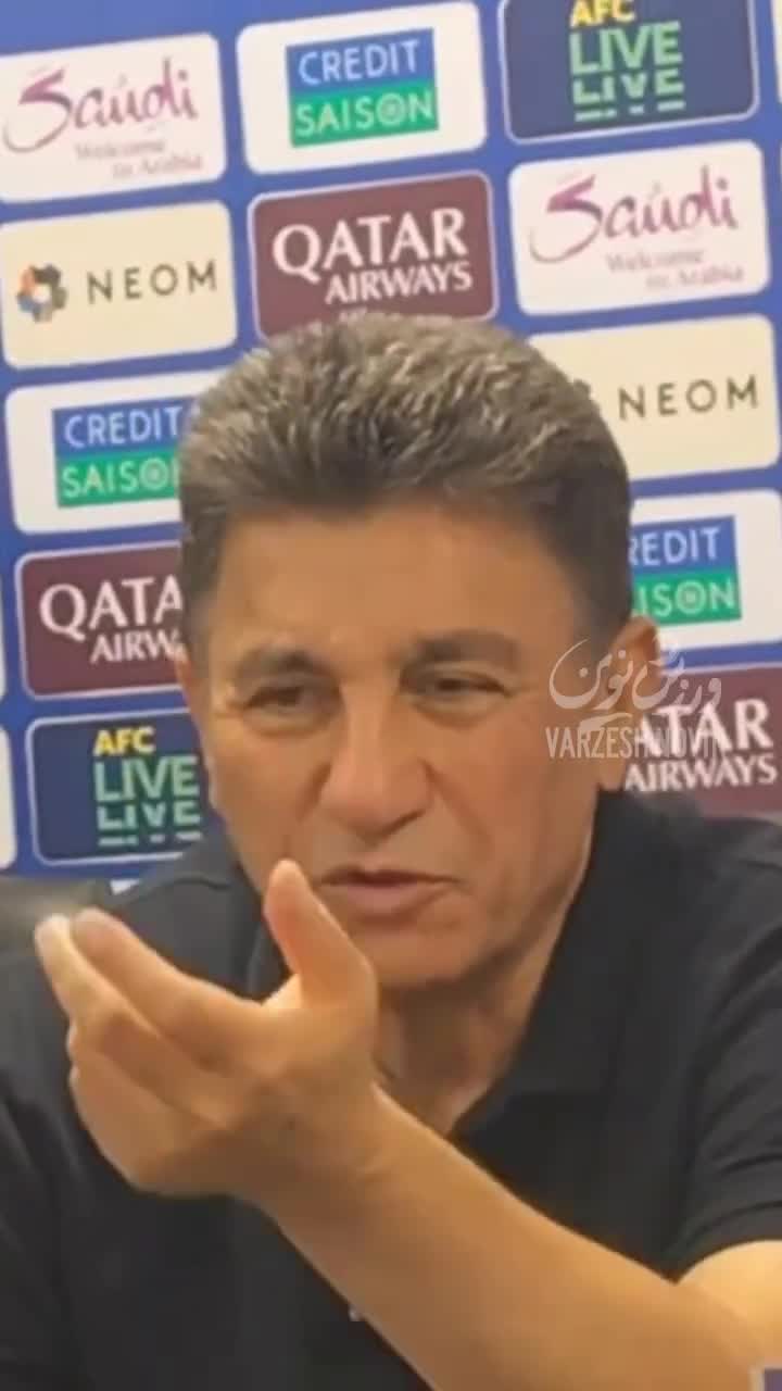   عصبانیت امیر قلعه‌نویی در واکنش به سوال ساده و فنی خبرنگار