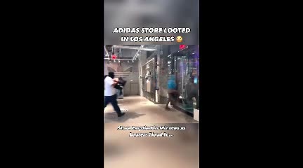   غارت فروشگاه‌های آدیداس، زارا و اپل در لس‌آنجلس