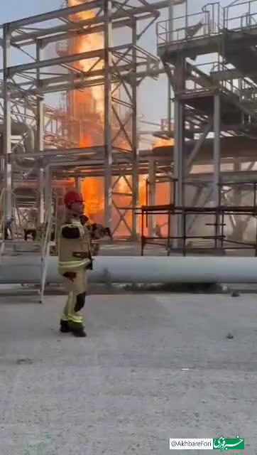   آتش‌سوزی در پتروشیمی جزیره خارگ مهار شد