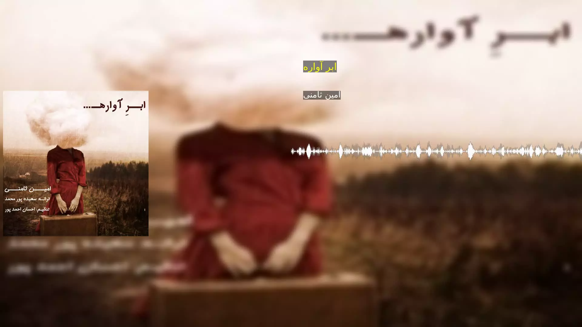ابر آواره امین ثامنی