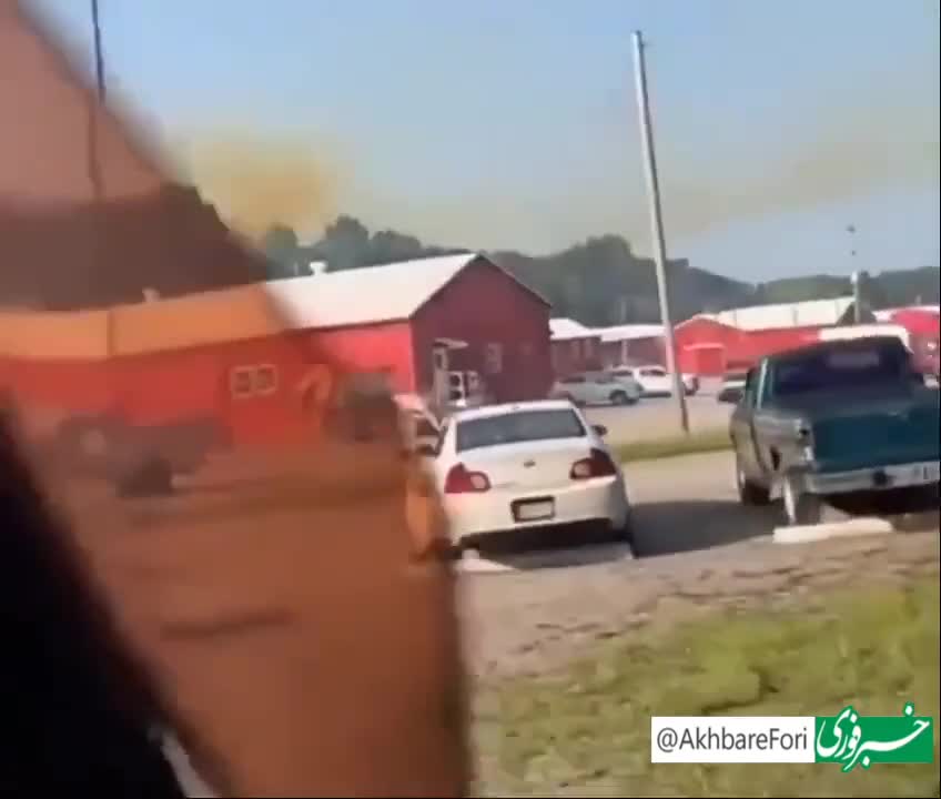   ابر سمّی در آسمان شهر آمریکایی