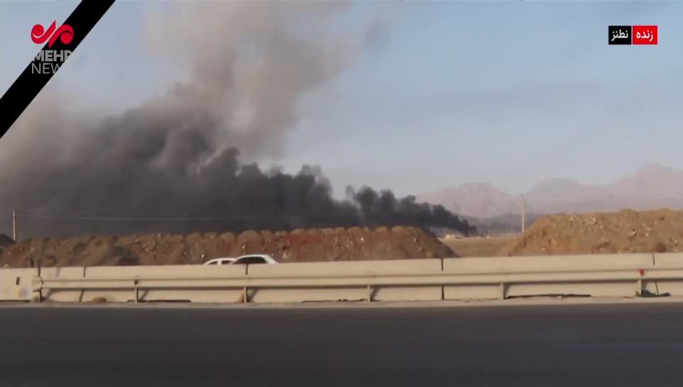   تصاویر شبکه خبر از انفجاری جدید در سایت هسته‌ای نطنز