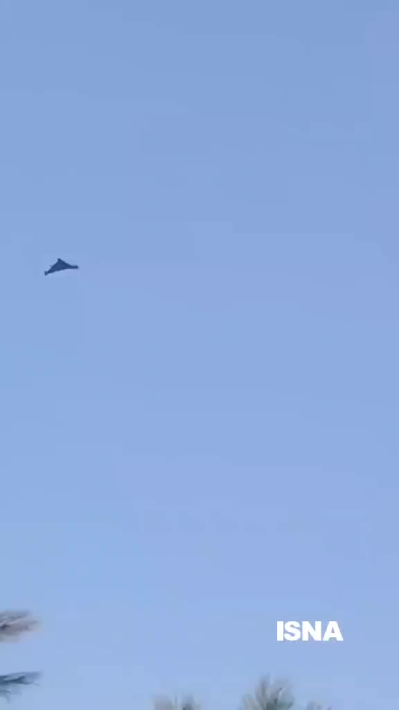   تصویری از پهپاد شاهد در آسمان عراق که در حال عزیمت به اسرائیل است!