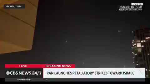   تصاویری که شبکه CBS از تل‌آویو پخش کرد