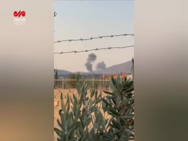   تصاویر خبرگزاری مهر از انفجار در مناطقی در اطراف ایلام