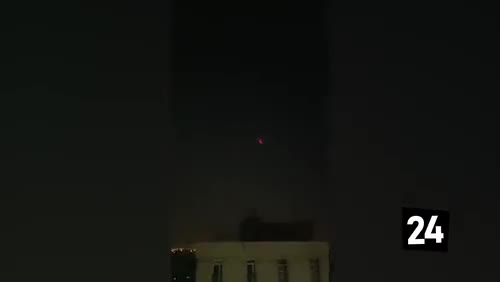   عملیات پدافندی در تهران لحظاتی قبل