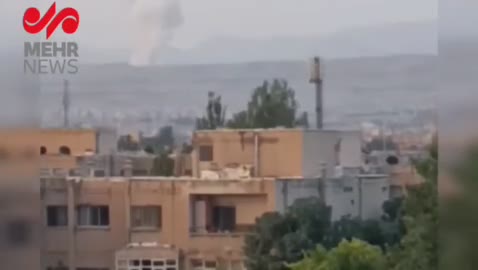   تصاویر خبرگزاری مهر از مشاهده دود در مناطقی از اطراف تبریز