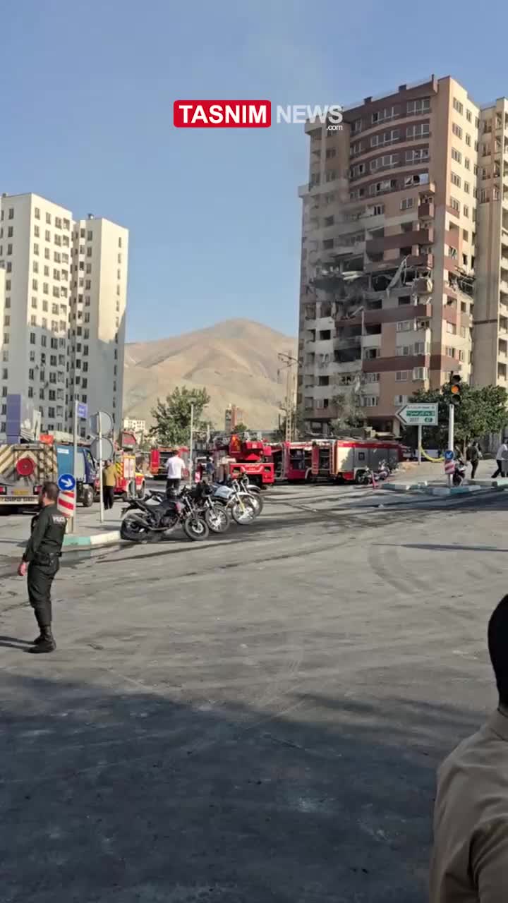   پایان عملیات اطفا و امداد و نجات در مجتمع اساتید سرو تهران