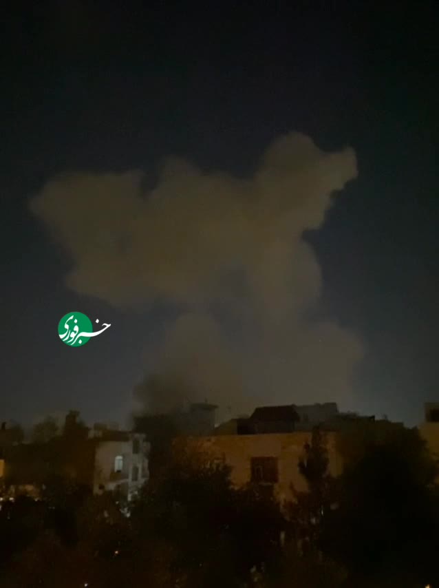   ویدیویی از صدای انفجار در شرق تهران