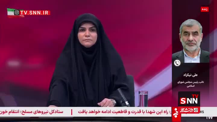   نیکزاد نایب رئیس مجلس: حمله به ایران متوجه آمریکا و رئیس‌جمهور بی‌عقل و دلقک آنهاست!