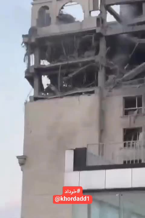   اولین تصاویر از منزل علی شمخانی پس از حمله اسرائیل به ایران