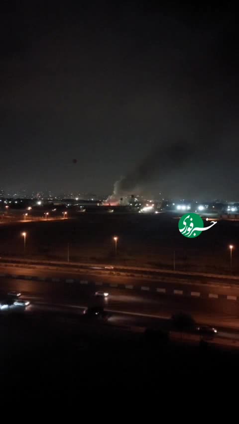   ویدیویی از آتش‌سوزی در منطقه چیتگر