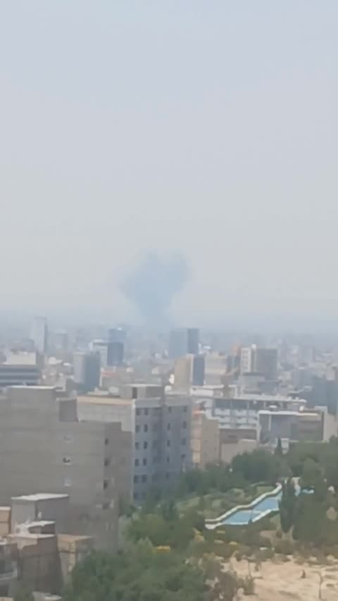   مشاهدهٔ دود در اطراف تبریز در پی حمله جدید رژیم اسرائیل