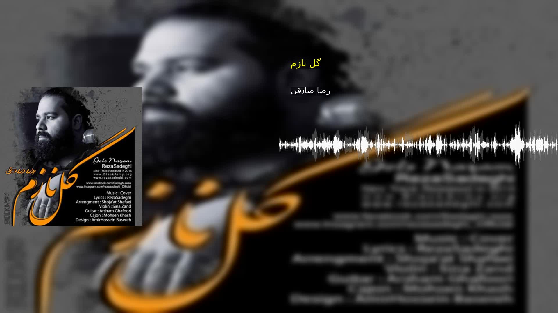 دانلود گل نازم رضا صادقی