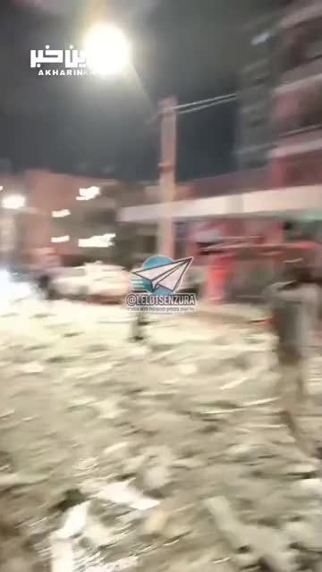   وضعیت تل‌آویو پس از اصابت موشک‌های ایرانی