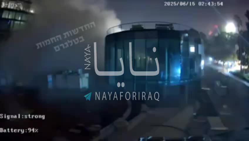   تصاویر جدید از برخورد موشک ایرانی به مرکز پژوهشی وایزمن در سرزمین‌های اشغالی