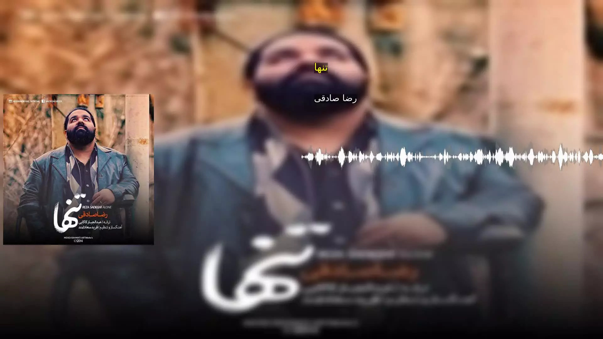 تنها رضا صادقی